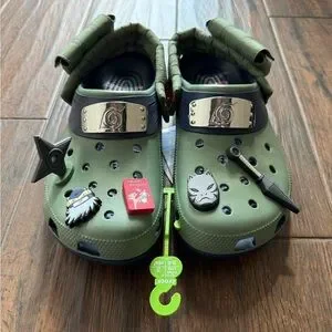 CROCS | Shoes | Naruto Crocs Kakashi Edition Olive Green 